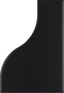 Плитка Equipe 28861 Curve Black Matt 8,3x12