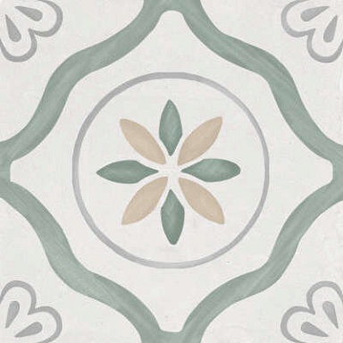 Керамогранит Harmony 3386036157 Sirocco Green Petals 9mm R10 22.3x22.3