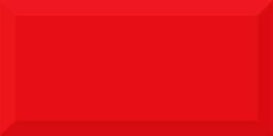 Плитка Absolut Keramika Monocolor Rojo Biselado Brillo 10х20