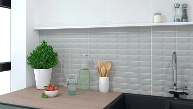 Плитка Estudio Ceramico Glenbrook Rustic Greige Padded 5x20