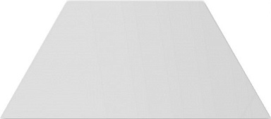 Керамогранит Wow 113854 TRAPEZIUM FLOOR R9 ICE WHITE MATT 9.8x23