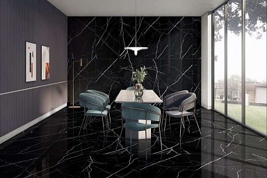 Керамогранит Italica Tiles Sensi Black High Glossy 60x120