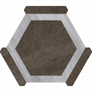 Керамогранит Monopole Oregon Grafito Gris 22x25