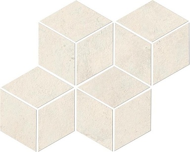 Мозаика Atlas Concorde Italy A0Z9 Raw White Mosaico Esagono 30x35