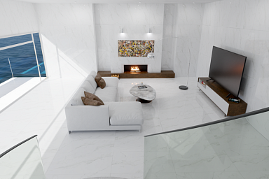Керамогранит Progres PRO 1150G Graphito White 1200x600