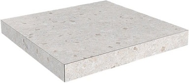 Kerama Marazzi SG631800R/GCA Ступень угловая клееная Терраццо бежевый светлый 33x33