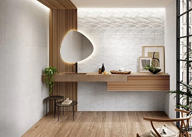 Плитка Metropol R0002763 Santorini White Glow 30x90