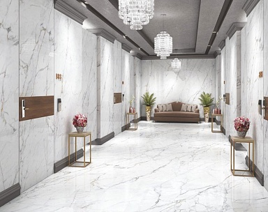 Керамогранит Simpolo Ceramics Statuario Nex posh white 120х180