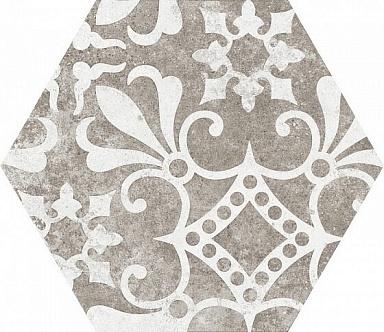 Декор Equipe 22099 Hexatile Cement Garden Grey 17,5x20 (17 видов паттерна)