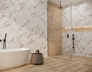Плитка Eurotile Sandra White Mat Hex 30x60