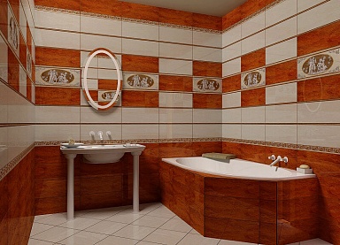 Бордюр Europa Ceramica Moldura Dube Beige 1,2х50