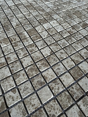 Мозаика Pixmosaic PIX 802 Light Emperador мрамор матовая 23x23 305х305x6