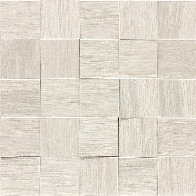 Декор Casa Dolce Casa 742055 Wooden White Mosaico 3D Inclinato Nat 6x6 30x30