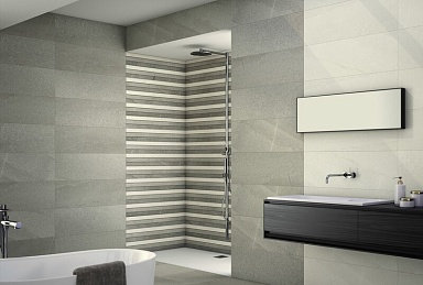 Плитка Porcelanite Dos Rev. 9512 ARENA RECT. RELIEVE 30x90