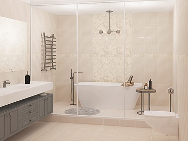 Плитка Керлайф FLORANCE EFECTO MARFIL 31.5*63