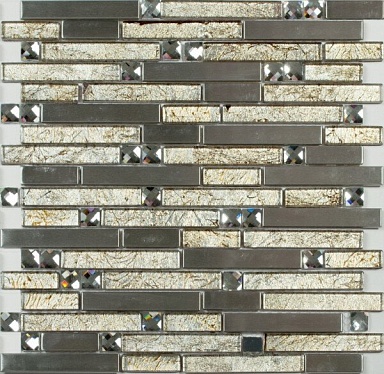Мозаика NSmosaic MS-610 Metal series 305*298