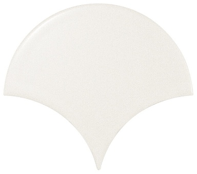Плитка Equipe 21977 Scale Fan White Matt 10,6х12