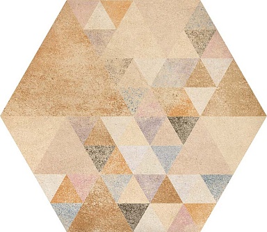 Декор VIVES Laverton Hexagono Benenden Multicolor Mix 23x26.6