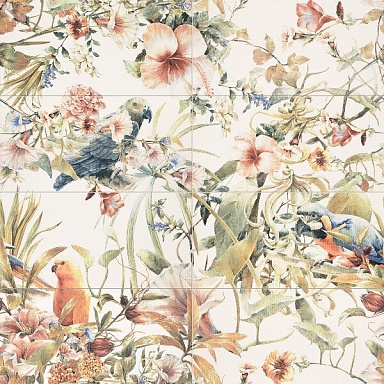Панно Tubadzin Modern Pearl parrots (комплект 8шт) 119,8x119,8