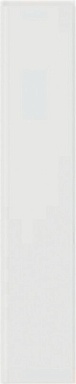 Плитка DNA Tiles Plinto White Matt 10.7x54.2