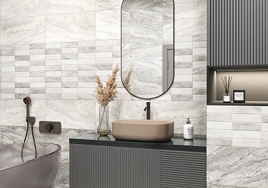 Плитка Alma Ceramica TWA3060ADT17 Adriatic матовая рельеф 300x600x7.5