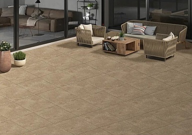 Керамогранит ProGRES Ceramica GNR0208-S Антиб Бежевый темный Sugar 600x600x9.5