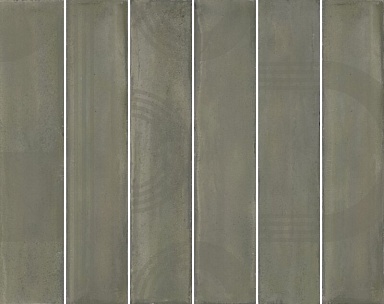 Панно Kerama Marazzi KMP3STA003RN6X Панно Мажорель зелёный глянцевый (из 6 частей 6х28,5) 36x28,5x1
