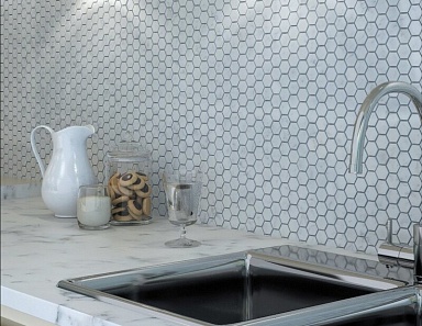 Natural 7M088-DP (Carrara) мозаика Мрамор 285x295
