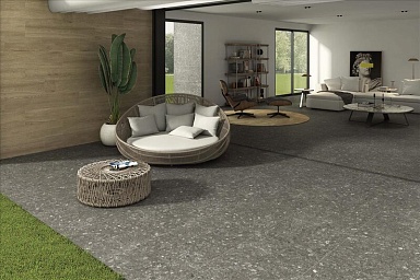 Керамогранит STN Ceramica N30028 Rockart Graphite Matt 59.5x120