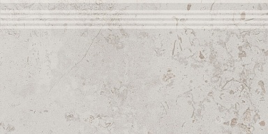 Kerama Marazzi DD205320R/GR Ступень Про Лаймстоун серый светлый натуральный обрезной 60х30