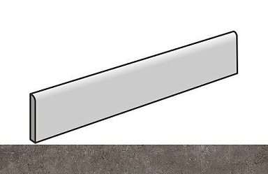 Плинтус Атлас Конкорд Россия 610130004527 Drift Grey Battiscopa/Дрифт Грей 7.2x80
