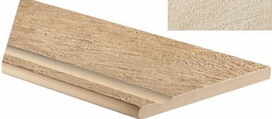 Керамогранит Атлас Конкорд Россия 620090000317 Cliff Bianco Bordo Piscina Angolo Sx 30x60