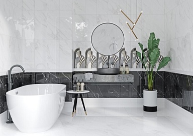 Gracia Ceramica Noir white декор 25х60
