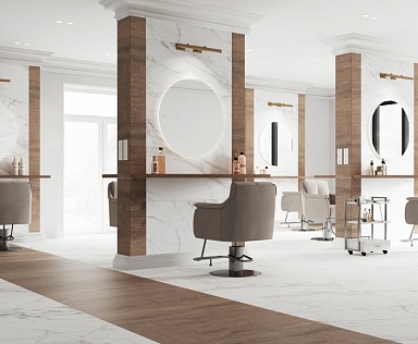 Керамогранит Laparet Calacatta Bianco PRO белый матовый R10GR CB 60х120
