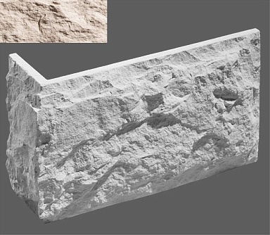 Искусственный камень Leonardo Stone Угловой элемент Бретань 404 33,5/10x20x2.5