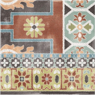 Керамогранит ABK 0003351 PLAY CARPET MIX MULTICOLOR 20x20