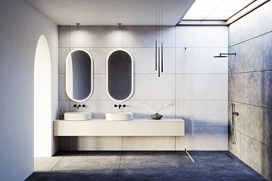 Керамогранит Pieza Ceramica BT006012C Beton Grey Карвинг 60х120