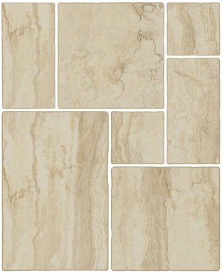 Керамогранит Isla Tiles 1007428 Opus Beige Modulare 39 (комплект 2шт 20x20, 1шт 20x40, 2шт 40x40, 1шт 40x60,8)