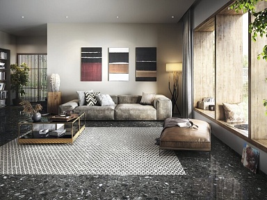 Керамогранит Fanal Venezia NPLUS Black 90x90