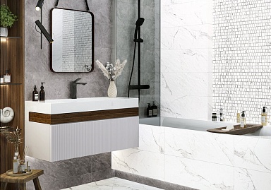 Плитка Alma Ceramica TWU12LRT70R Laurent рельефная 246x740x9