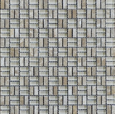 TonoMosaic CS 056 Камень и стекло 30x30 (чип 1x2.3)