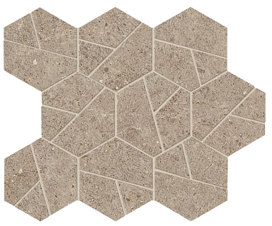 Мозаика Atlas Concorde Italy A7CW Boost Stone Clay Mosaico Hex 25x28,5