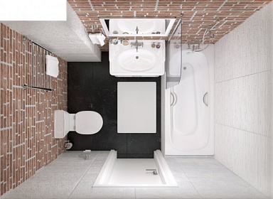 Керамогранит Laparet Loft чёрный 30х60