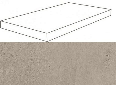 Ступень Атлас Конкорд Россия 620070001131 Silver Grey Scalino Angolare DX 33x60