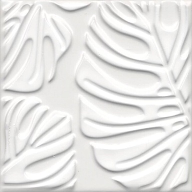 Kerama Marazzi KMD2SFC001BN Декор Агдаль 2 белый матовый структура 15x15x0,9