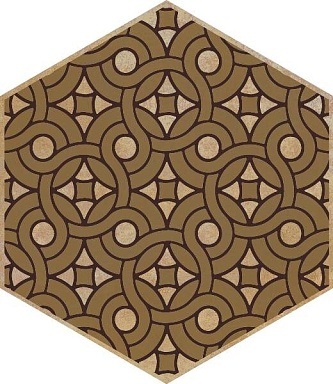 Декор Kerama Marazzi VT/A559/SG23039N Гроссето жёлтый 20x23,1