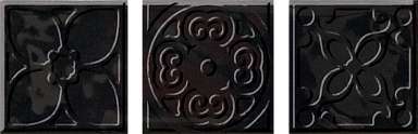 Декоративная вставка Cifre Bulevar Taco Altair Black 10x10