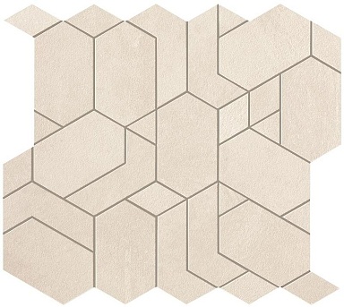 Декор Atlas Concorde Italy A0P8 Boost Pro Ivory Mosaico Shapes 31x33,5