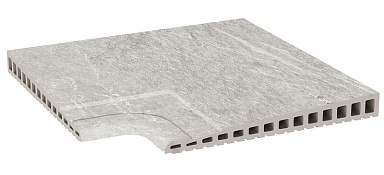 Керамогранит Kerastep Рукохват угол Marble 436 Arian R11 310х310х17-30