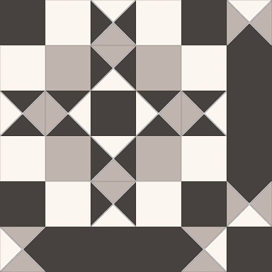 Керамогранит Kerlife (Navarti) Victorian Dreams Windsor black 45,2x45,2